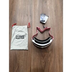 Outdoor‎ Master OTG Ski Goggles Women Dual Layer Lens UV Protection Compatible